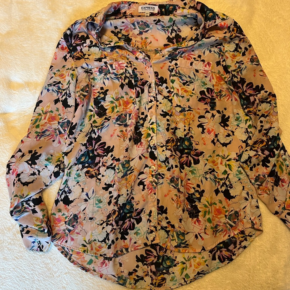 Express Floral Women's Top - Multicolor